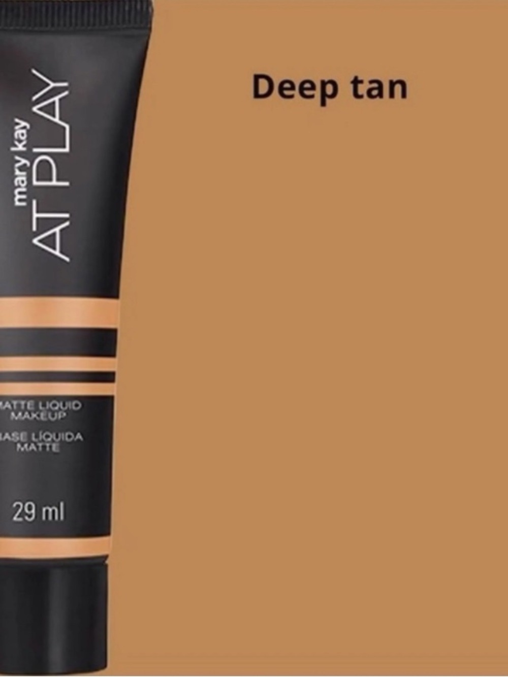 Mary Kay AT PLAY Matte Liquid Makeup - Deep Tan - Picture 3 of 3